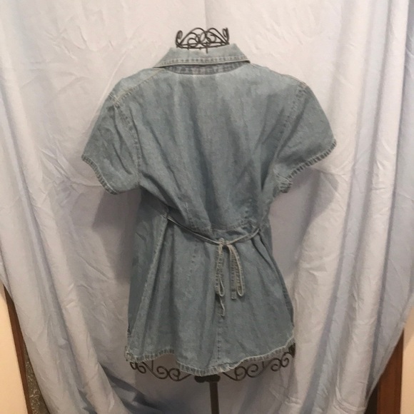Denim Blouse Maternity - Picture 2 of 2
